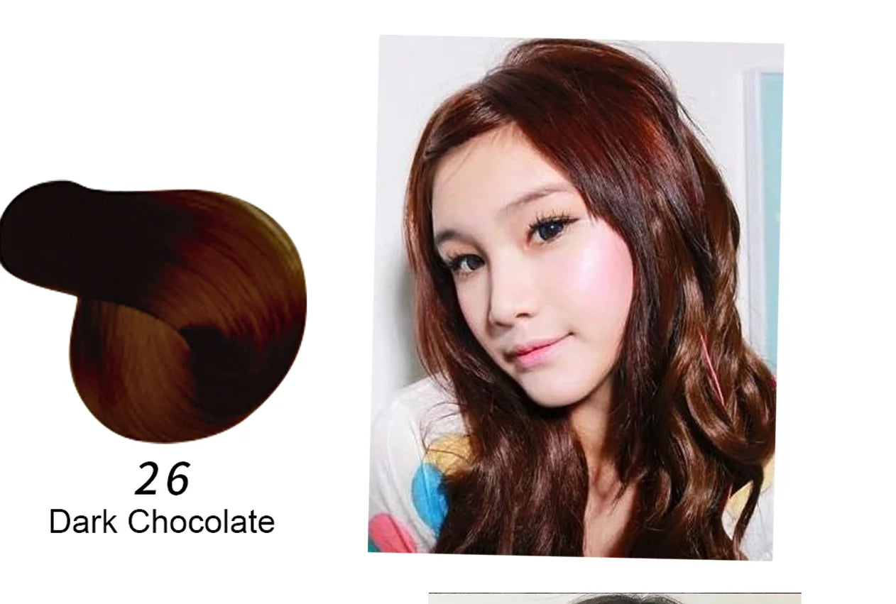 Mokeru Natural Brown Hair Color Shampoo – Long-Lasting Permanent Dye