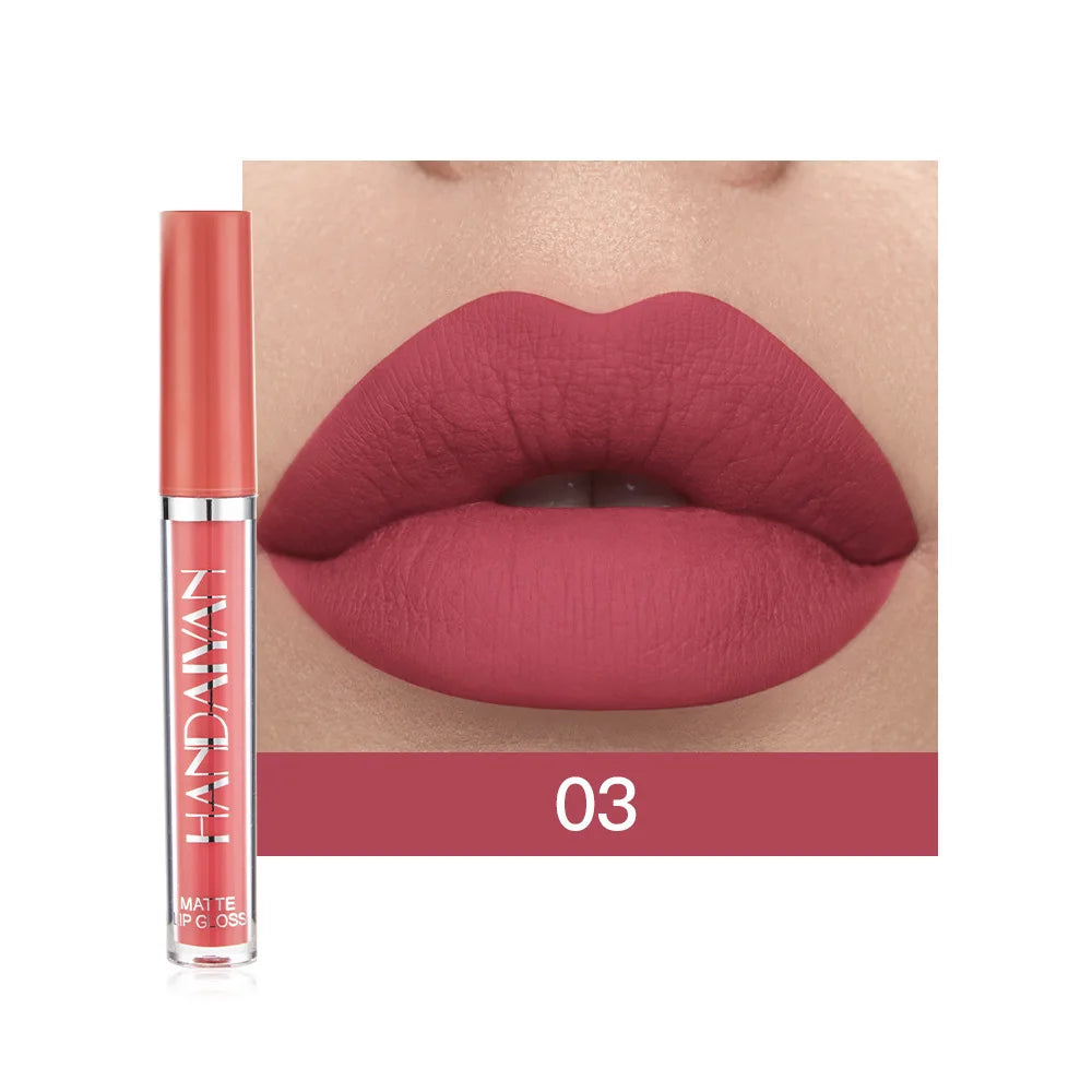 HANDAIYAN 6-Piece Lipstick Set – Waterproof & Long-Lasting Matte