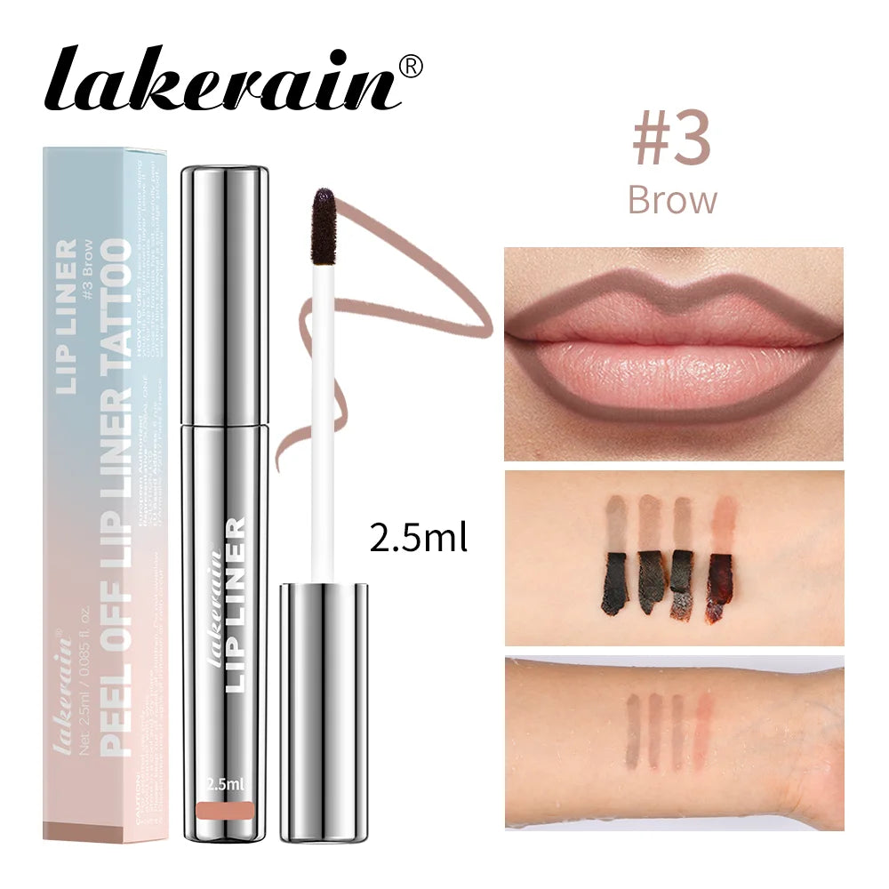 Waterproof Lip Liner Peel Off Tattoo Gloss Long Lasting