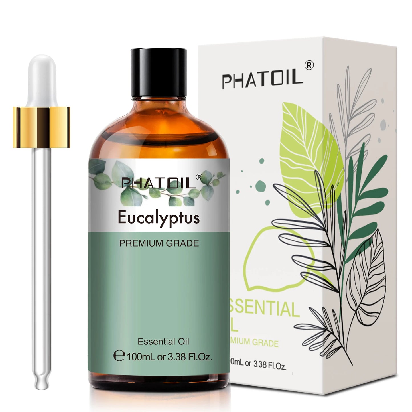 PHATOIL Aromatherapy Eucalyptus Essential Oil 100 ml