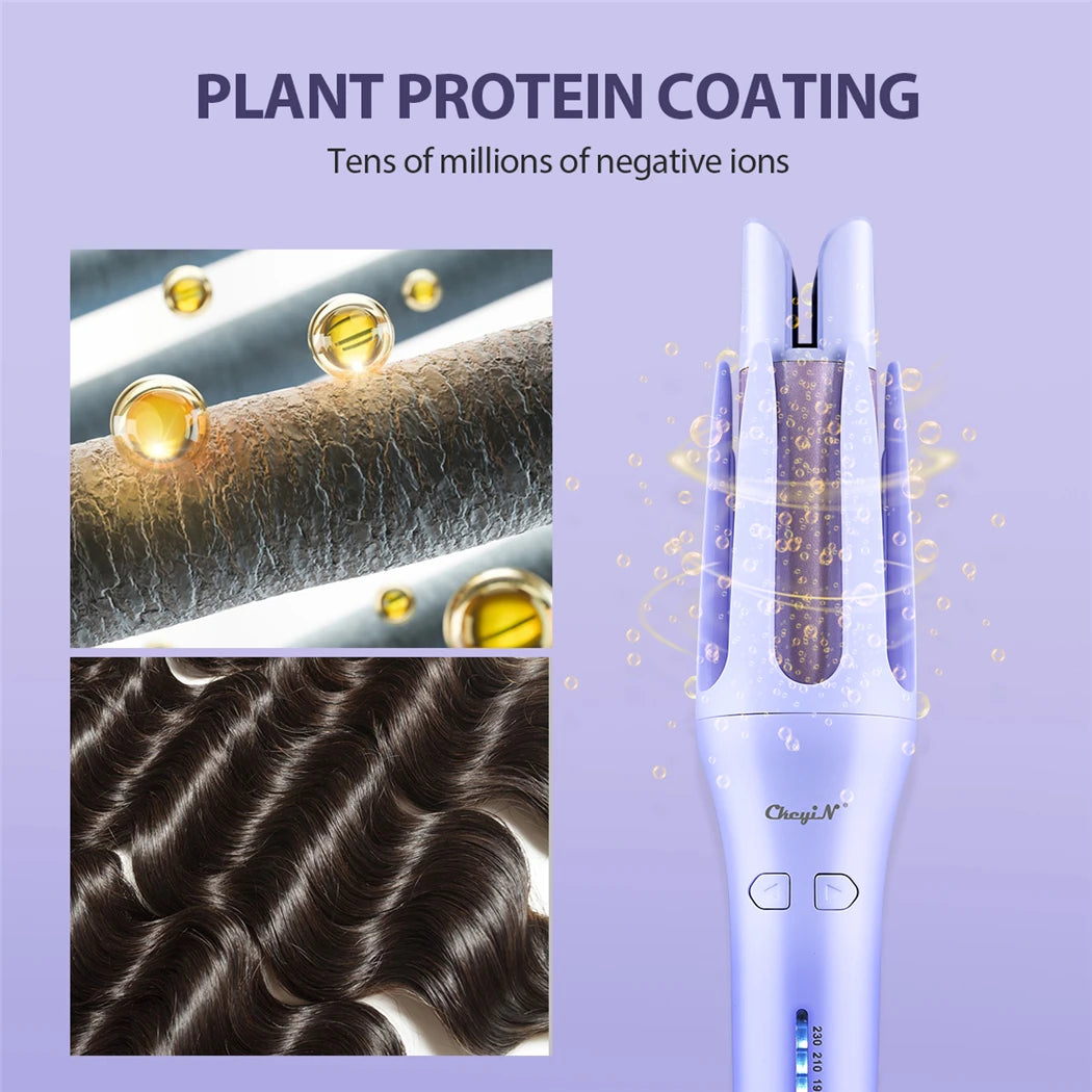 CkeyiN Automatic Curling Iron – Perfect Curls in Minutes