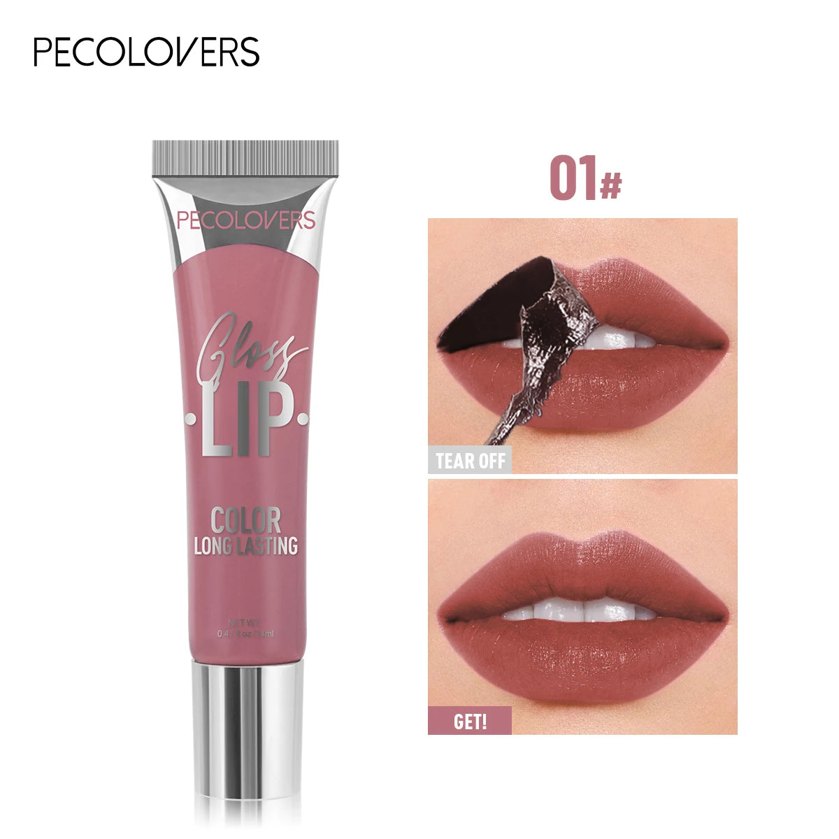 Peel-Off Multi-Color Lip Gloss – Waterproof & Long-Lasting Matte