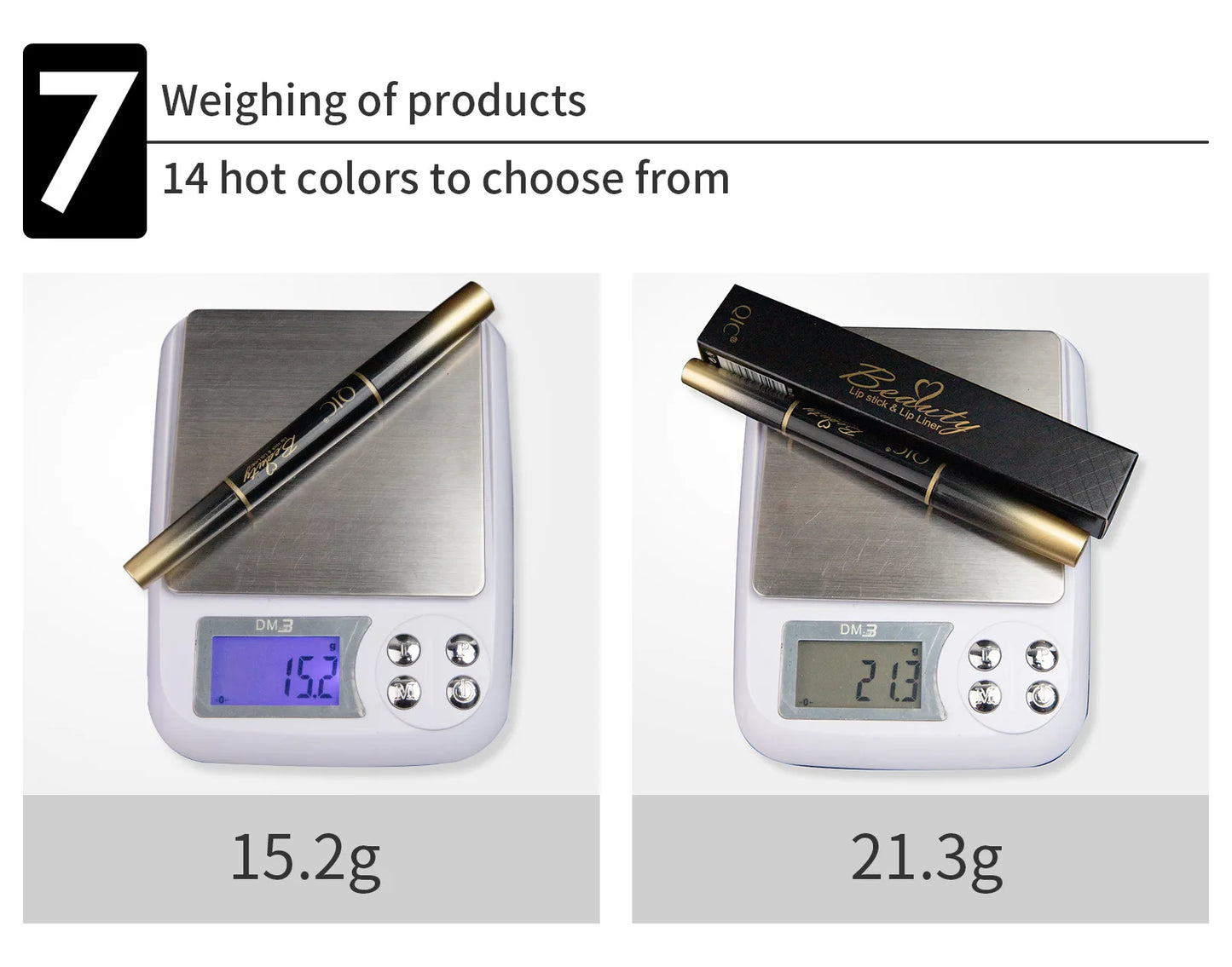 2-in-1 Waterproof Lip Liner & Nude Matte Lipstick – Double-Ended