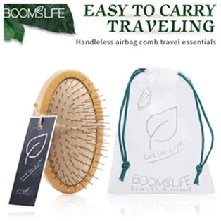 Boar bristle hairbrush