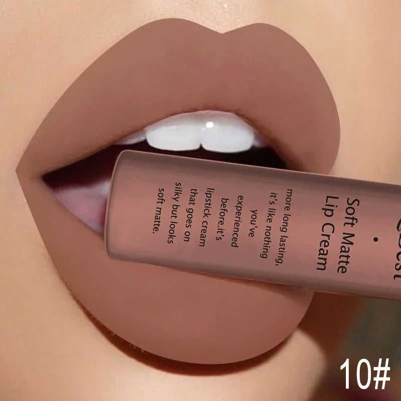 Hot Velvet Matte Nude Lip Gloss – Long-Lasting & Waterproof