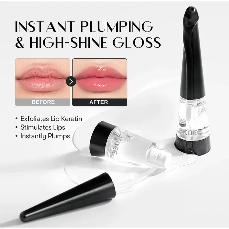 Korean Lip Plumper Oil – Hydrating High-Shine Lip Gloss