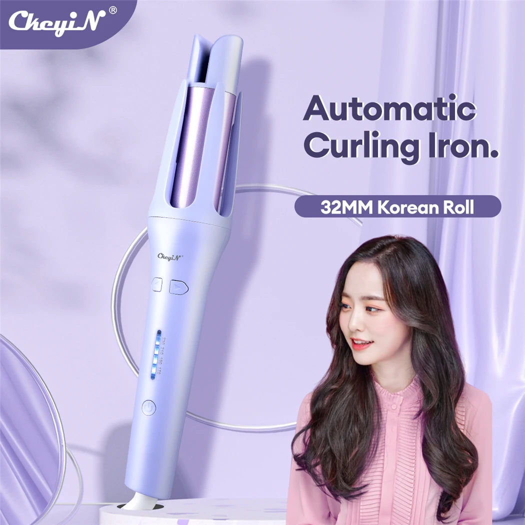 CkeyiN Automatic Curling Iron – Perfect Curls in Minutes