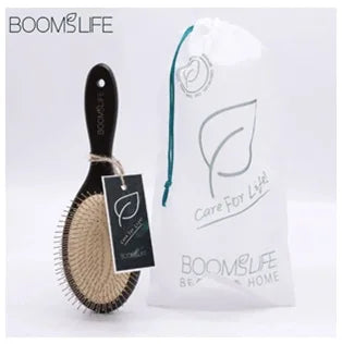 Boar bristle hairbrush