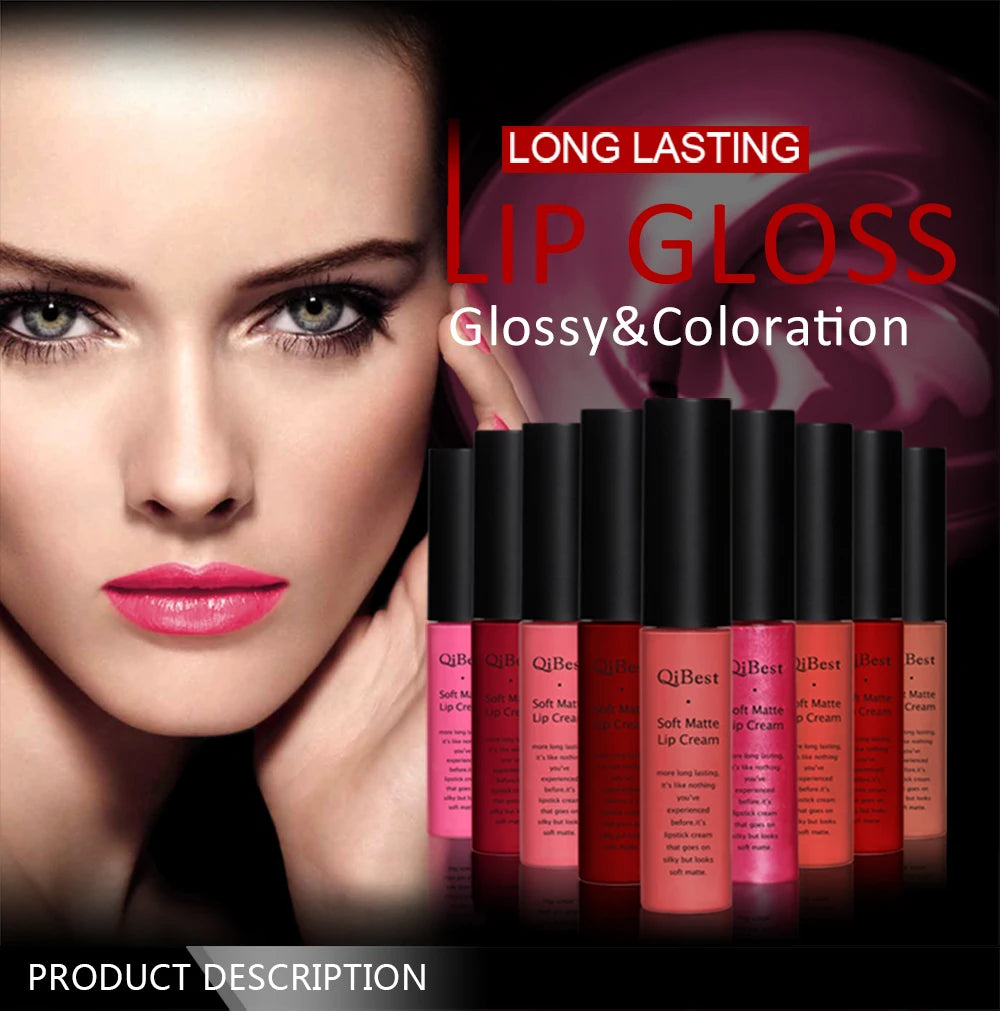Hot Velvet Matte Nude Lip Gloss – Long-Lasting & Waterproof