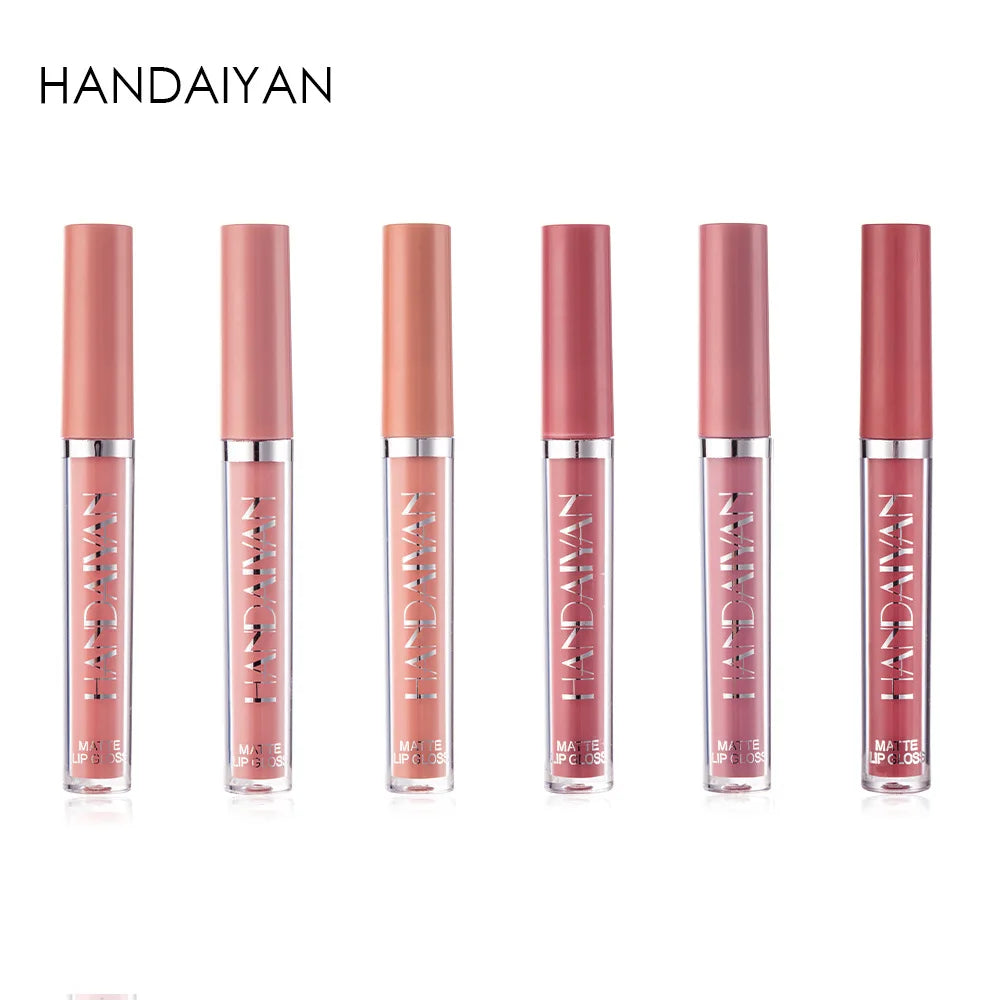 HANDAIYAN 6-Piece Lipstick Set – Waterproof & Long-Lasting Matte