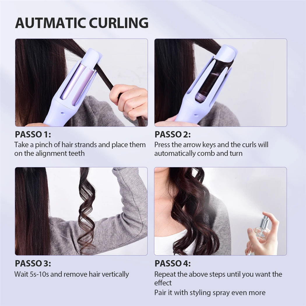 CkeyiN Automatic Curling Iron – Perfect Curls in Minutes