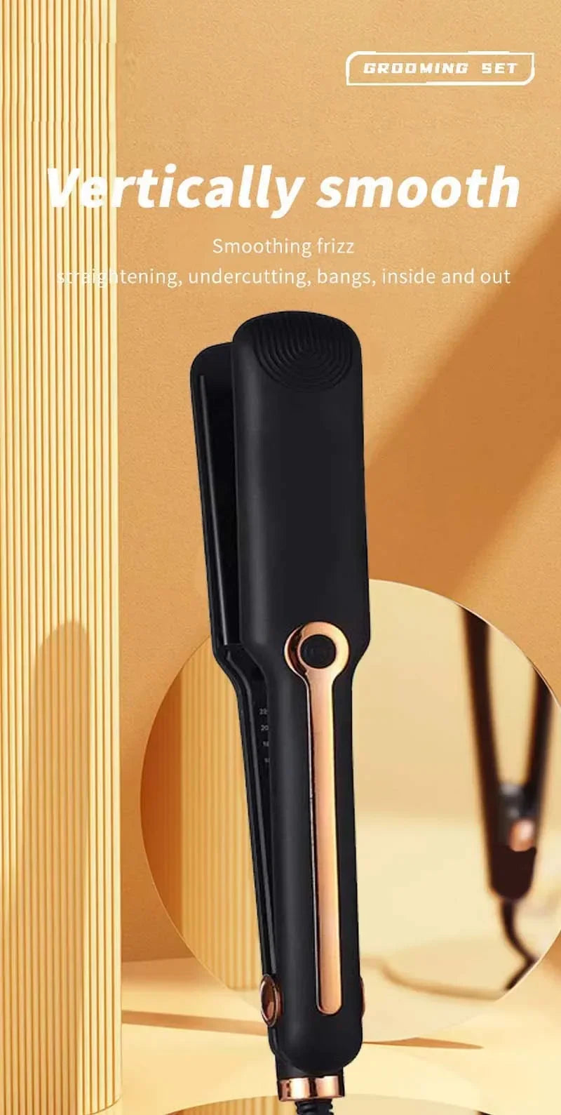 Tinsol 2-in-1 Hair Straightener Curling Iron
