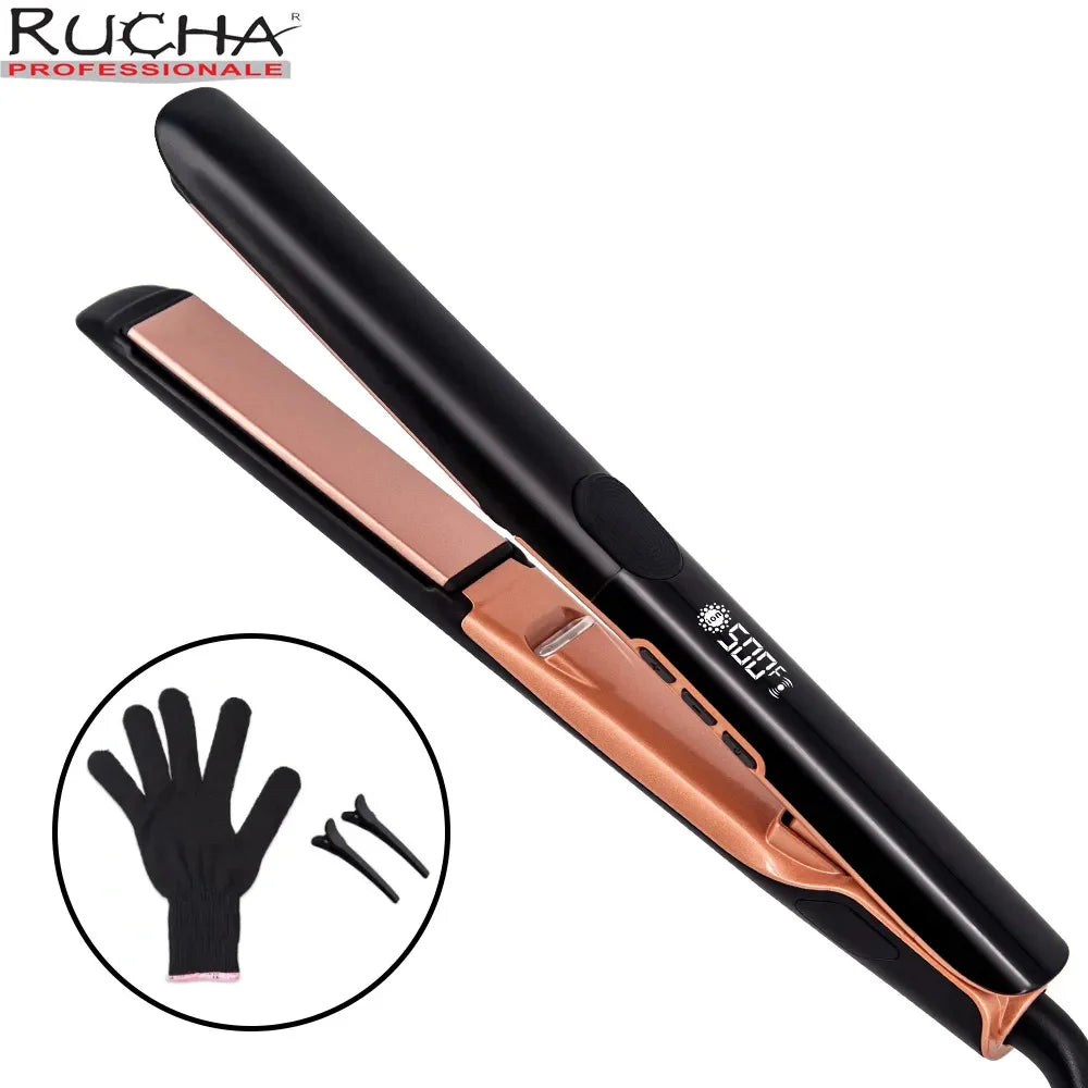 Professional Hair Straightener – 500F High Keratin Flat Iron