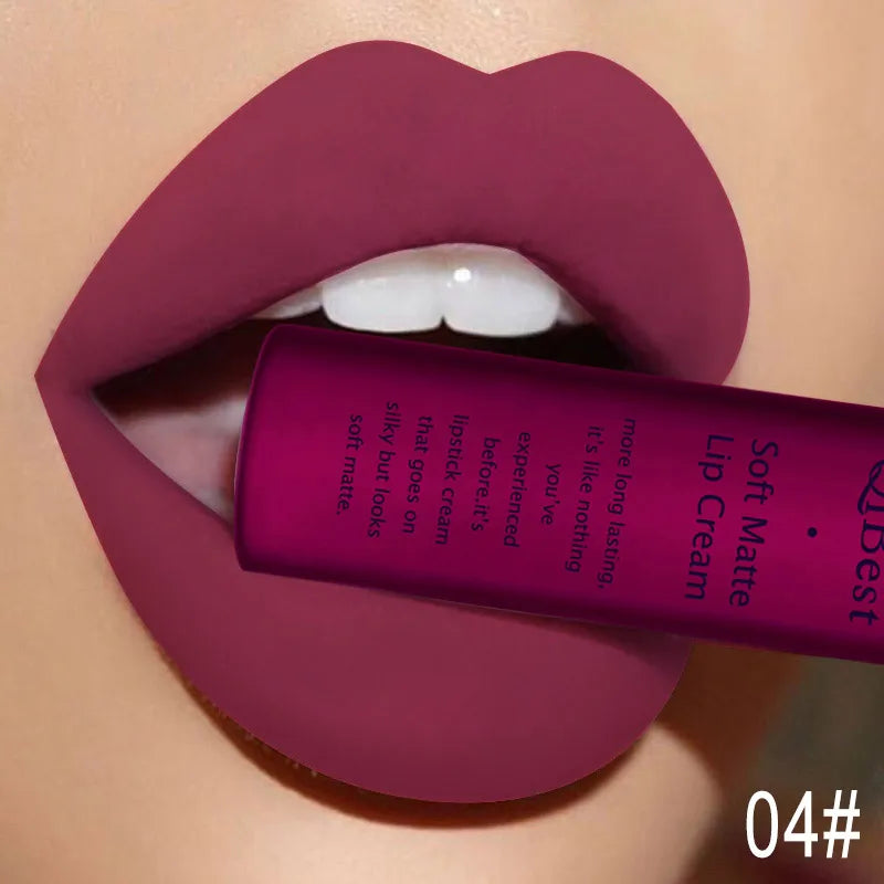 Hot Velvet Matte Nude Lip Gloss – Long-Lasting & Waterproof