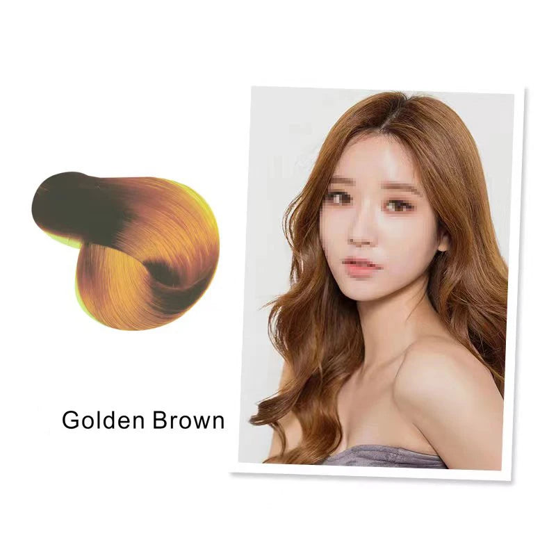 Mokeru Natural Brown Hair Color Shampoo – Long-Lasting Permanent Dye