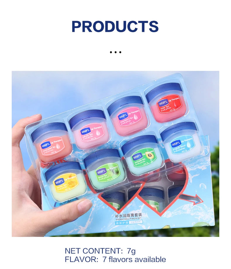 Moisturizing Lip Balm Set 4 6 8 Pcs Natural Care