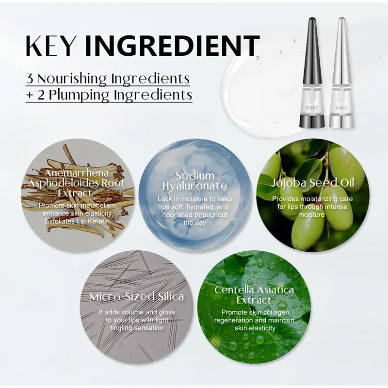 Korean Lip Plumper Oil – Hydrating High-Shine Lip Gloss