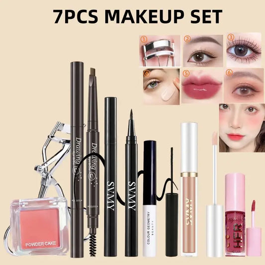7-in-1 Makeup Kit – Complete Beauty in One Set