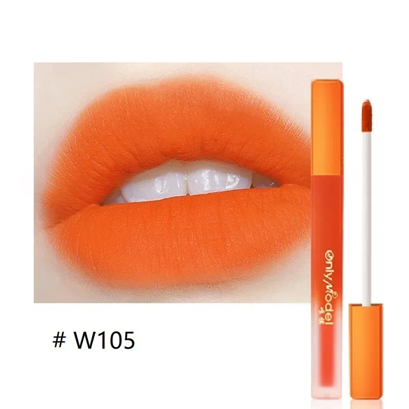 Orange Matte Lipstick – Silky Smooth & Long-Lasting