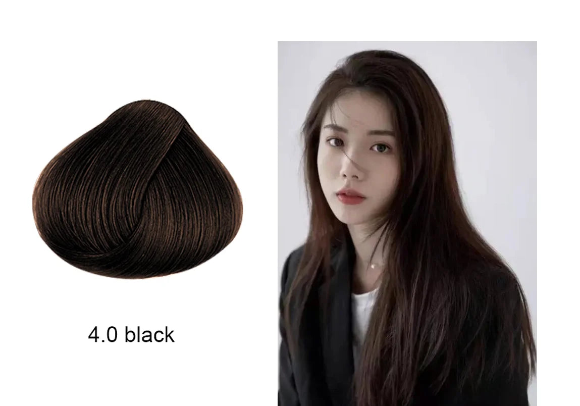 Mokeru Natural Brown Hair Color Shampoo – Long-Lasting Permanent Dye