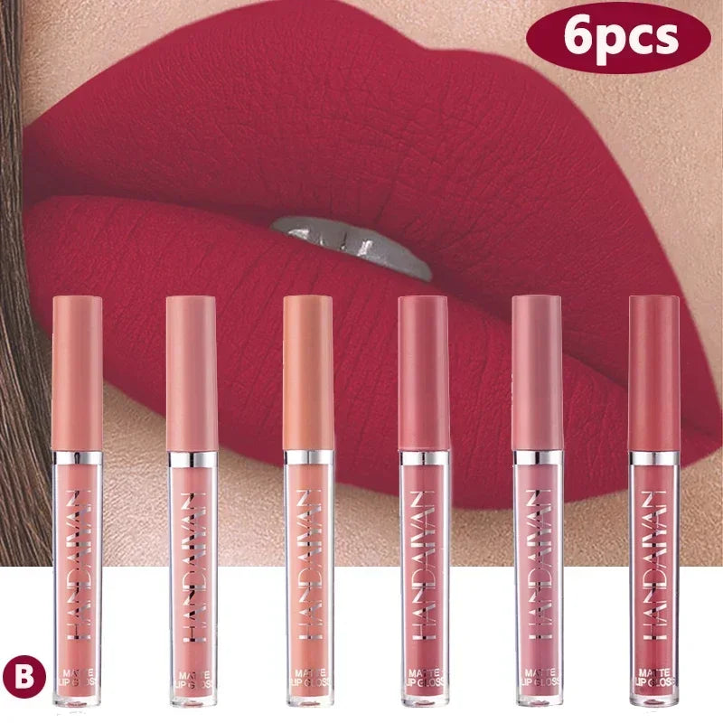 HANDAIYAN Lipstick Set – Waterproof, Long-Lasting & Matte
