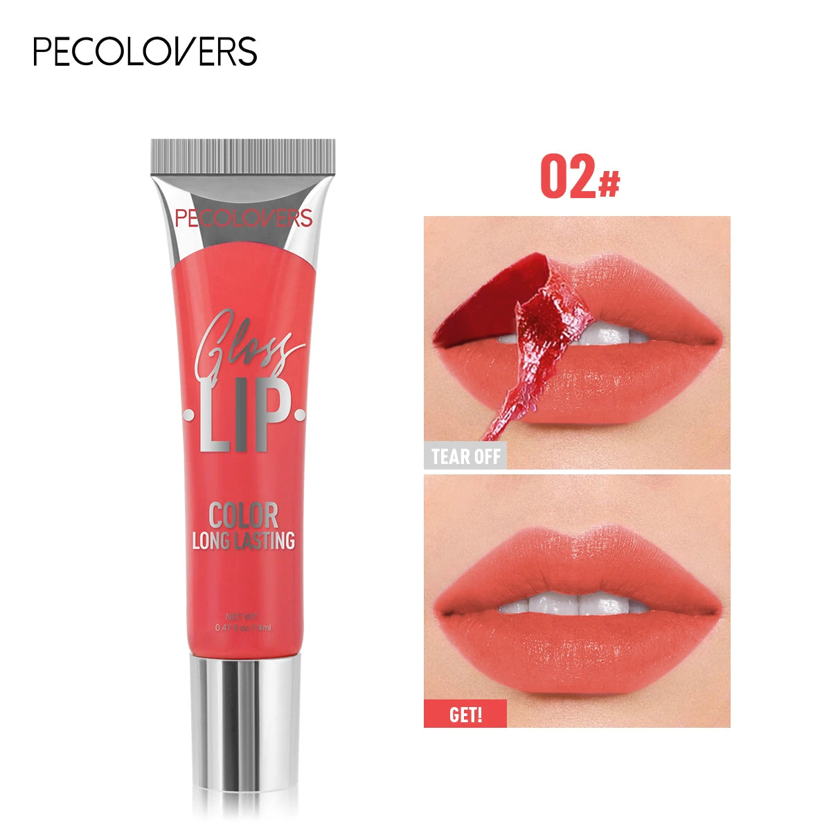 Peel-Off Multi-Color Lip Gloss – Waterproof & Long-Lasting Matte