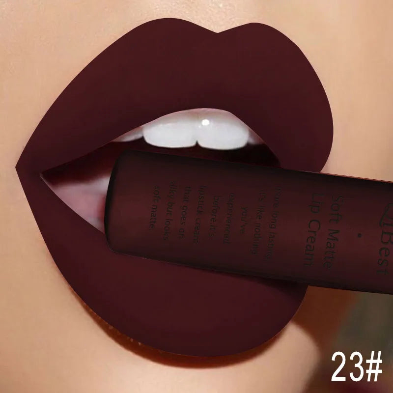 Hot Velvet Matte Nude Lip Gloss – Long-Lasting & Waterproof