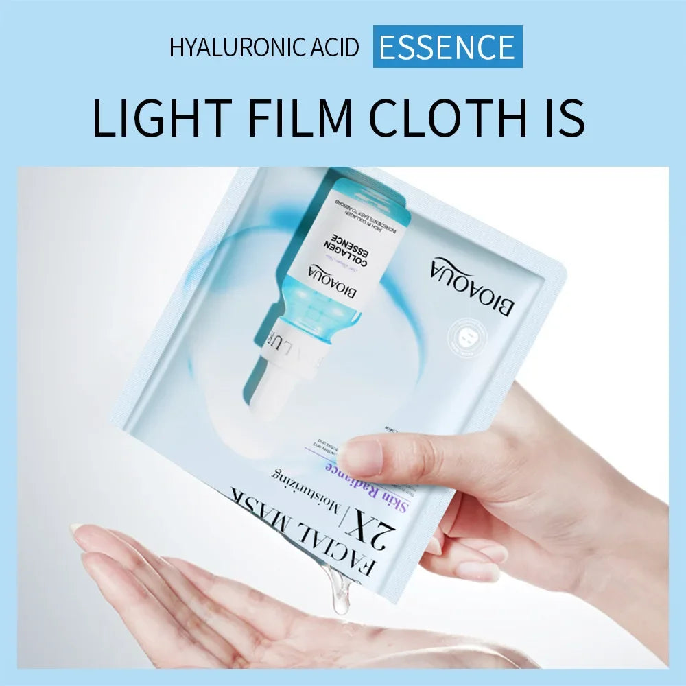 BIOAQUA Centella Collagen and Vitamin C Facial Masks with 20 units