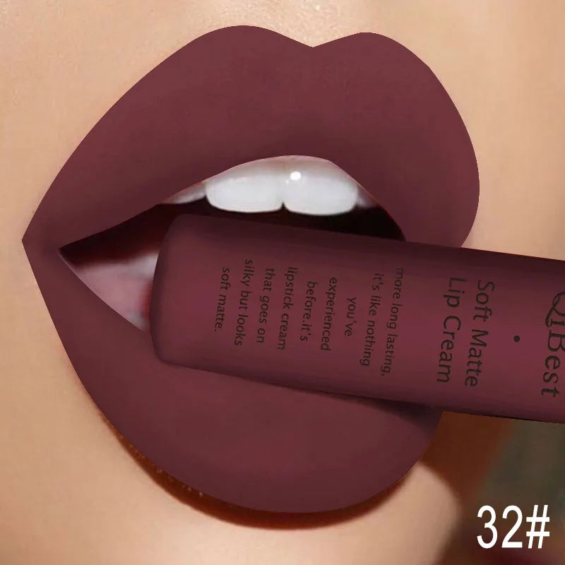 Hot Velvet Matte Nude Lip Gloss – Long-Lasting & Waterproof