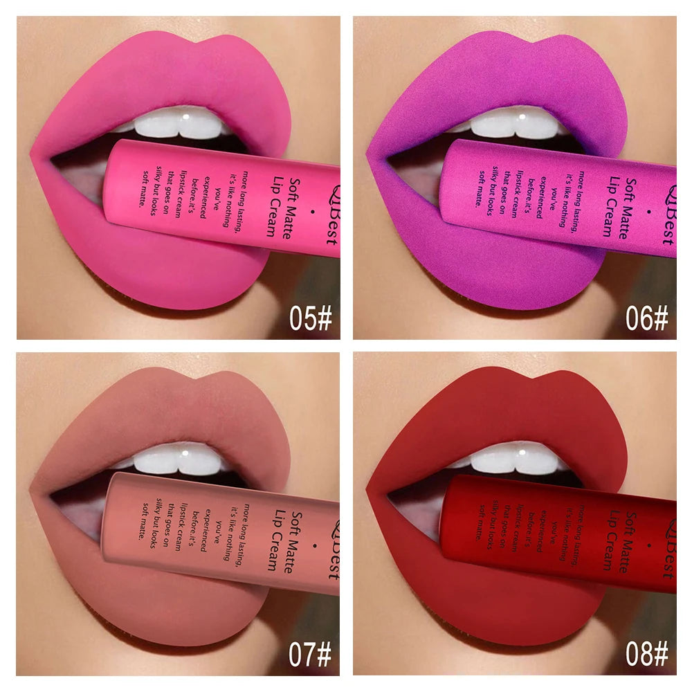 Hot Velvet Matte Nude Lip Gloss – Long-Lasting & Waterproof