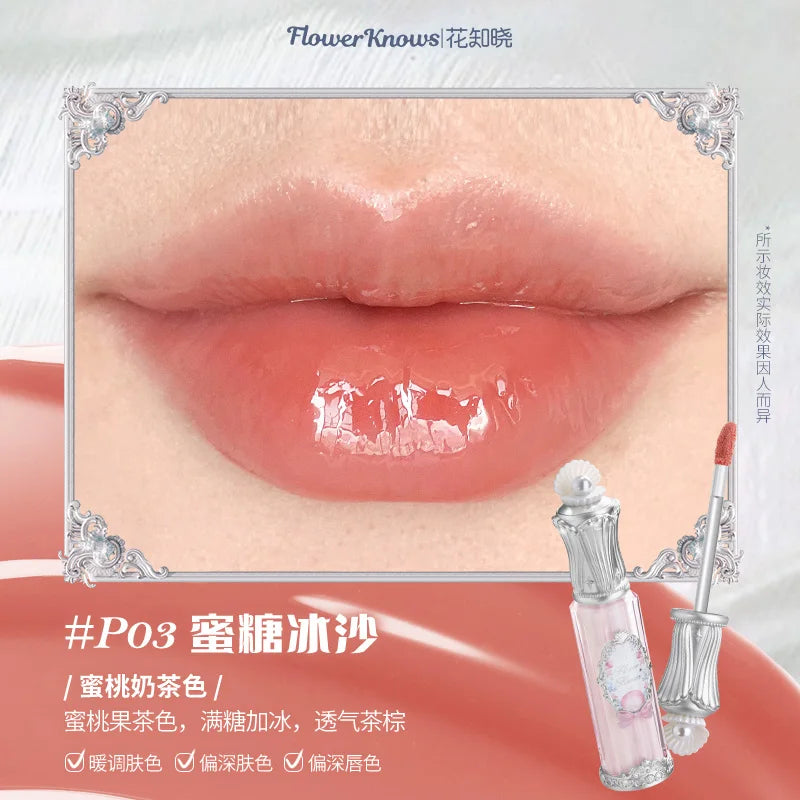 Flowerknows Strawberry Cupid Lipstick – Matte Velvet Lip Gloss