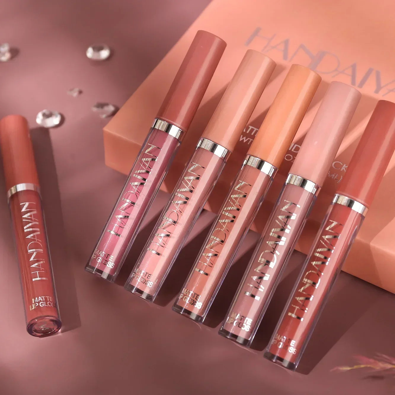 HANDAIYAN 6-Piece Lipstick Set – Waterproof & Long-Lasting Matte