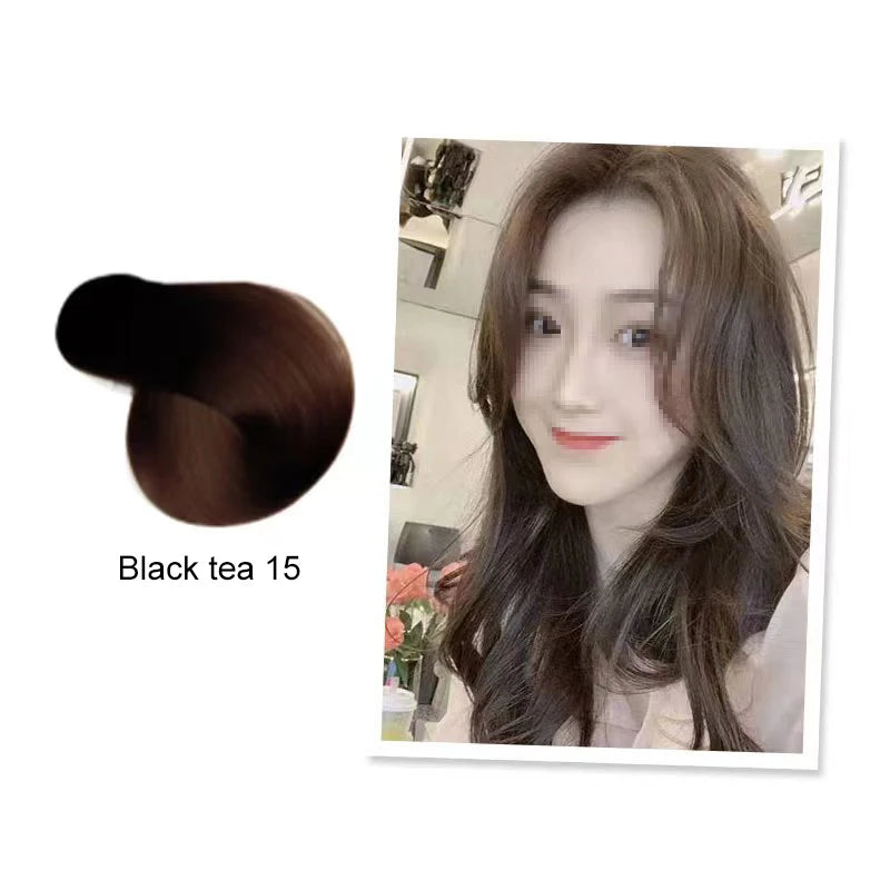 Mokeru Natural Brown Hair Color Shampoo – Long-Lasting Permanent Dye