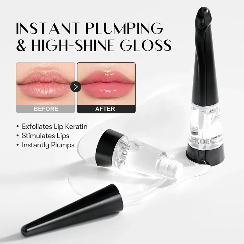 Korean Lip Plumper Oil – Hydrating High-Shine Lip Gloss