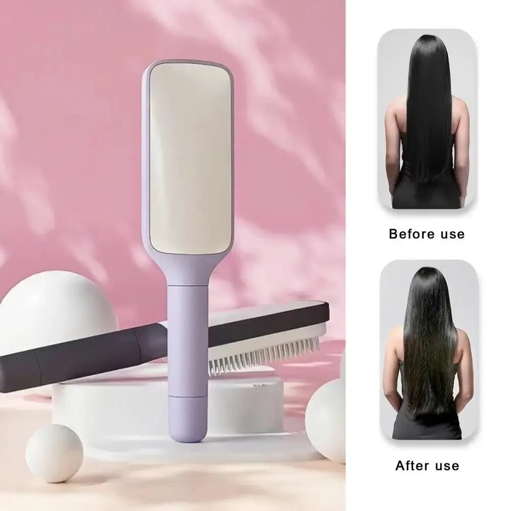 Long Handle Rotating Hair Comb