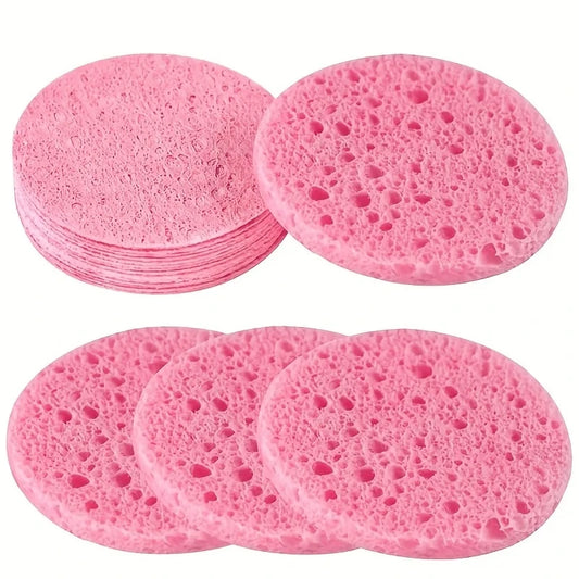 10 pieces of natural facial sponge