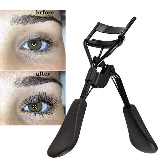 Eyelash Curler Tweezers Curved Handle Long Lasting