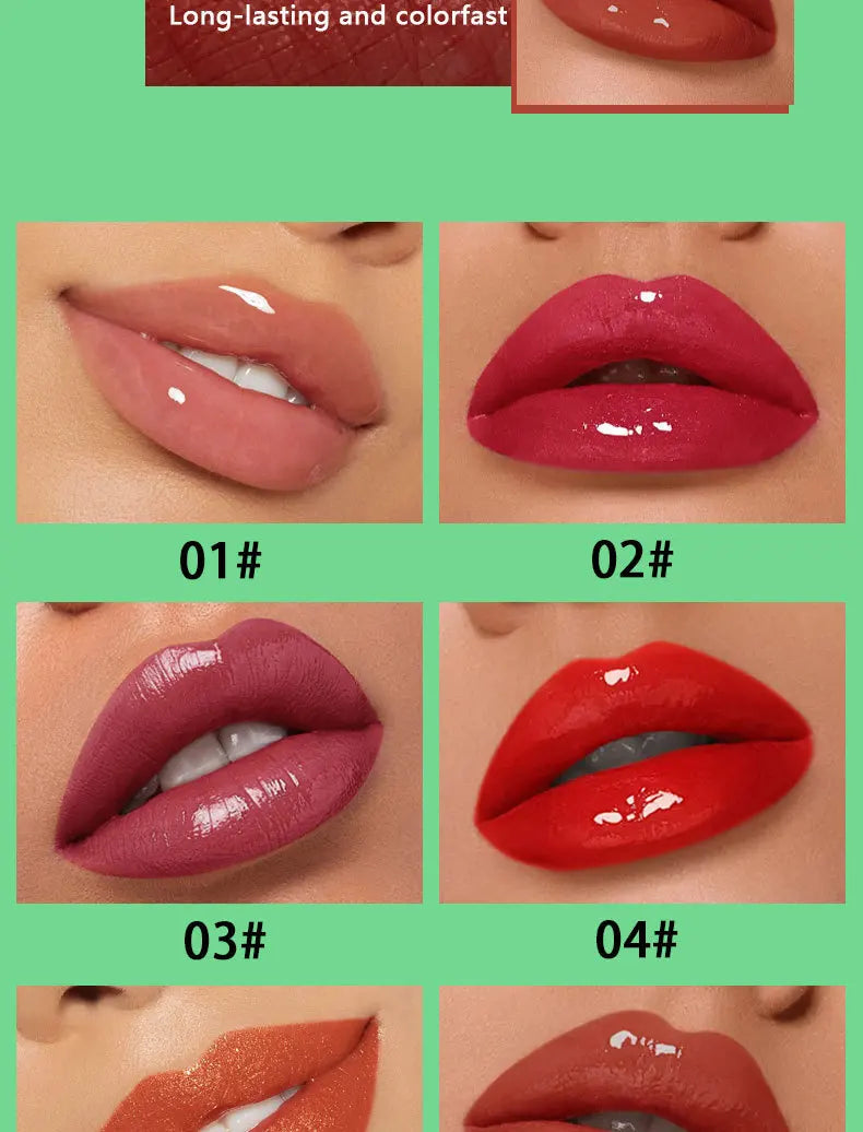 Waterproof Long-lasting Lip Gloss Non-stick Cup