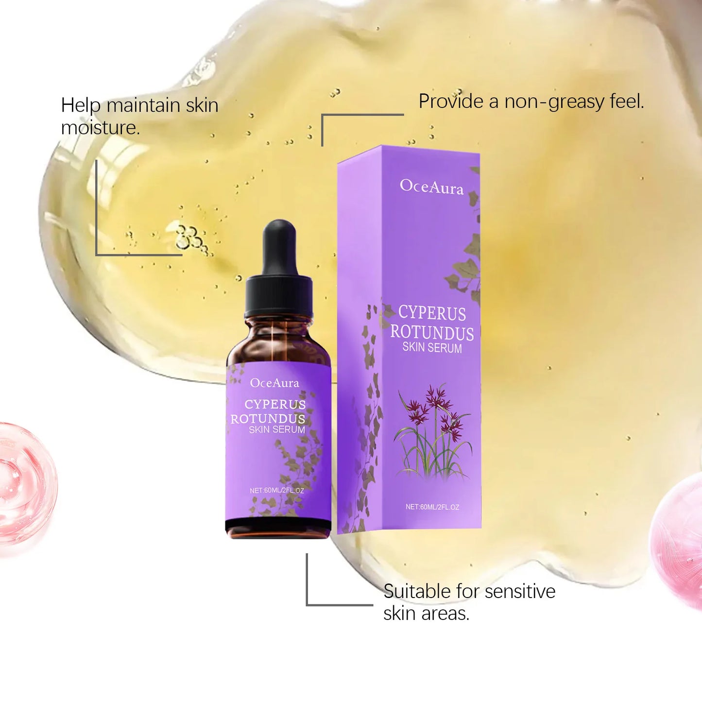 OceAura Cyperus Rotundus Hair Removal Oil