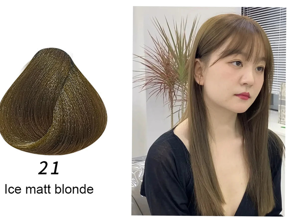 Mokeru Natural Brown Hair Color Shampoo – Long-Lasting Permanent Dye