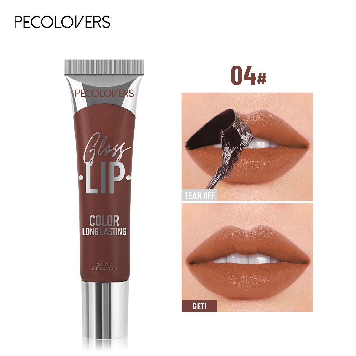 Peel-Off Multi-Color Lip Gloss – Waterproof & Long-Lasting Matte
