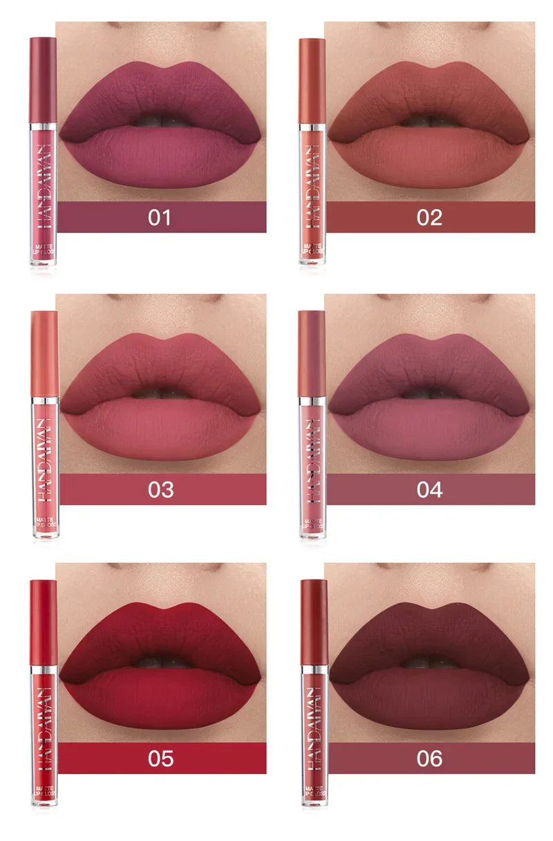 HANDAIYAN Lipstick Set – Waterproof, Long-Lasting & Matte