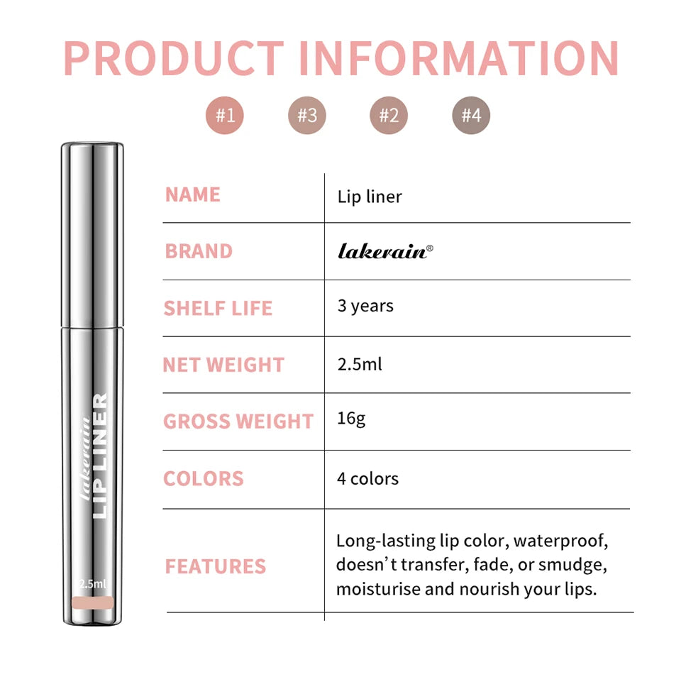 Waterproof Lip Liner Peel Off Tattoo Gloss Long Lasting