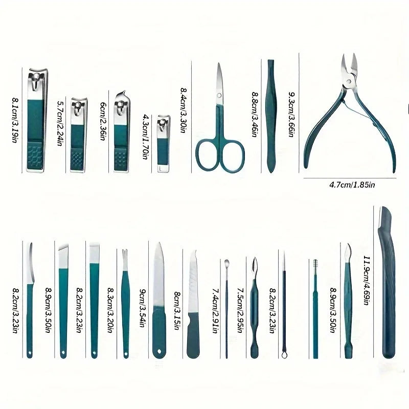 Professional Nail Care Kit 7 10 12 18 Pieces