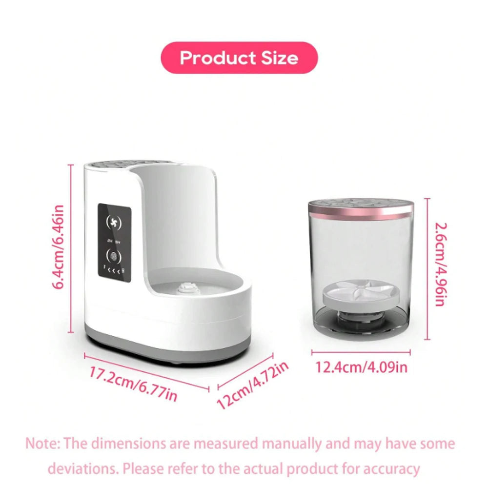 Electric Makeup Brush Cleaner – Automatic Wash & Dry