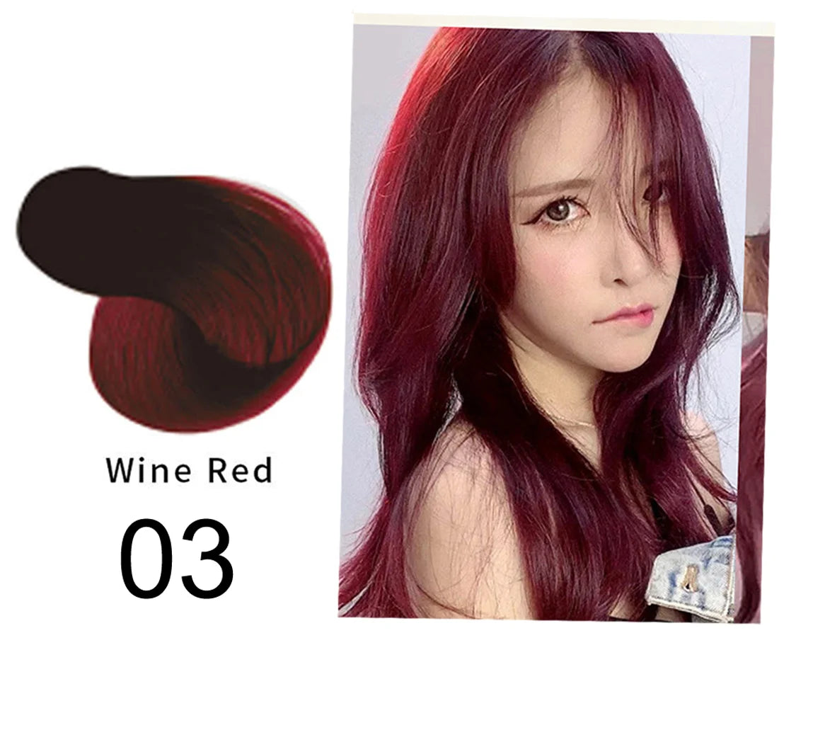 Mokeru Natural Brown Hair Color Shampoo – Long-Lasting Permanent Dye