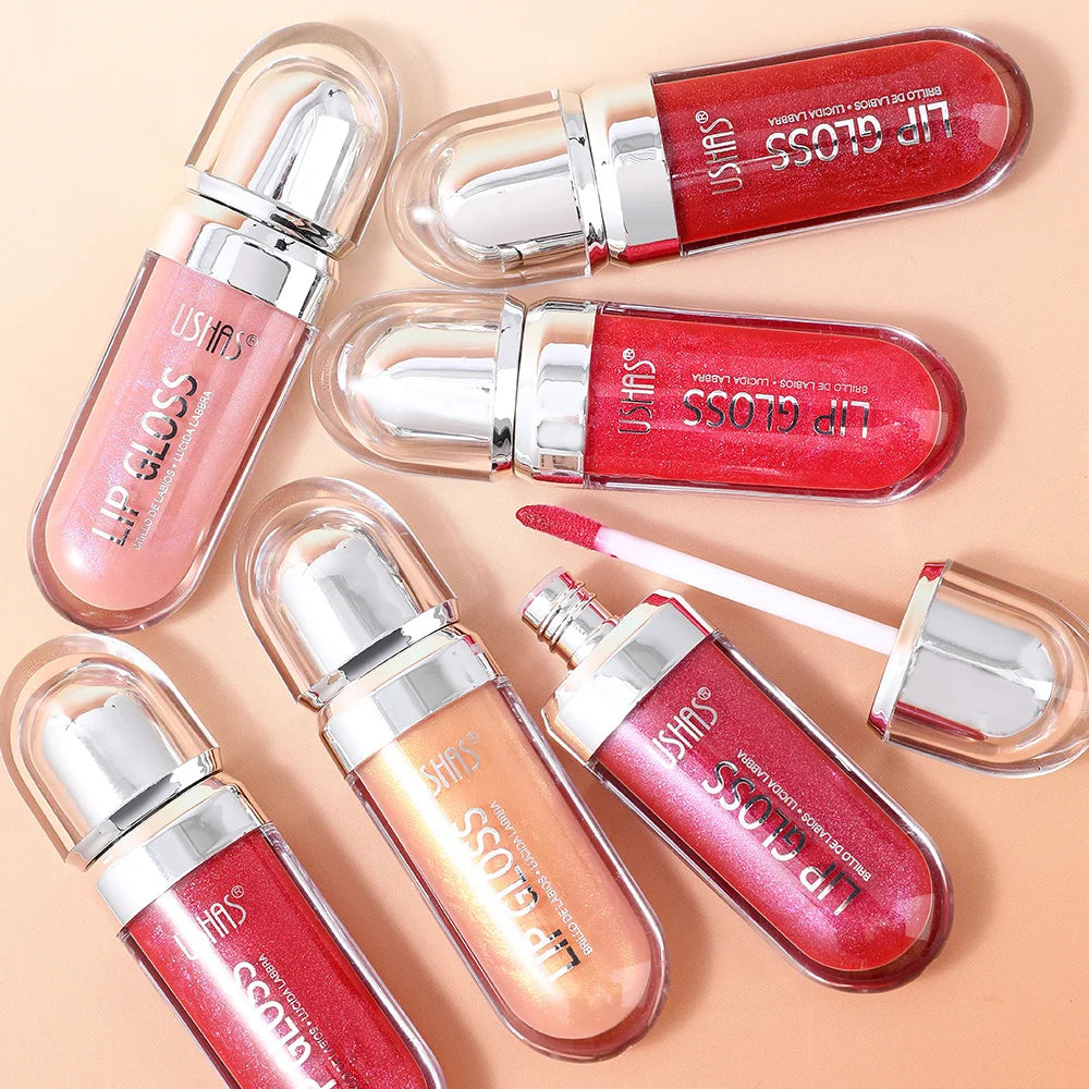 USHAS 12 Colors Pearlescent Liquid Lipstick