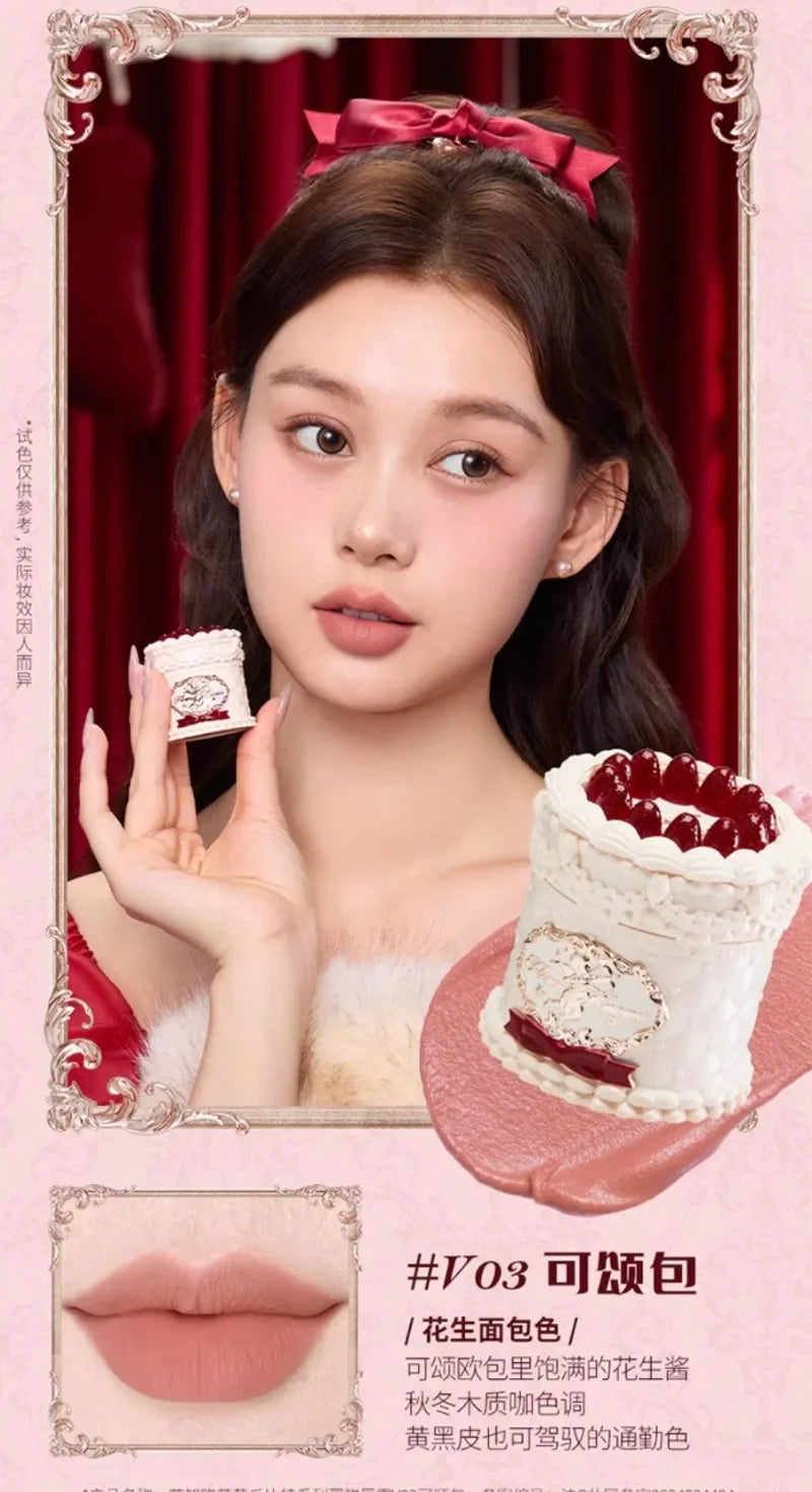 Flowerknows Strawberry Cupid Lipstick – Matte Velvet Lip Gloss