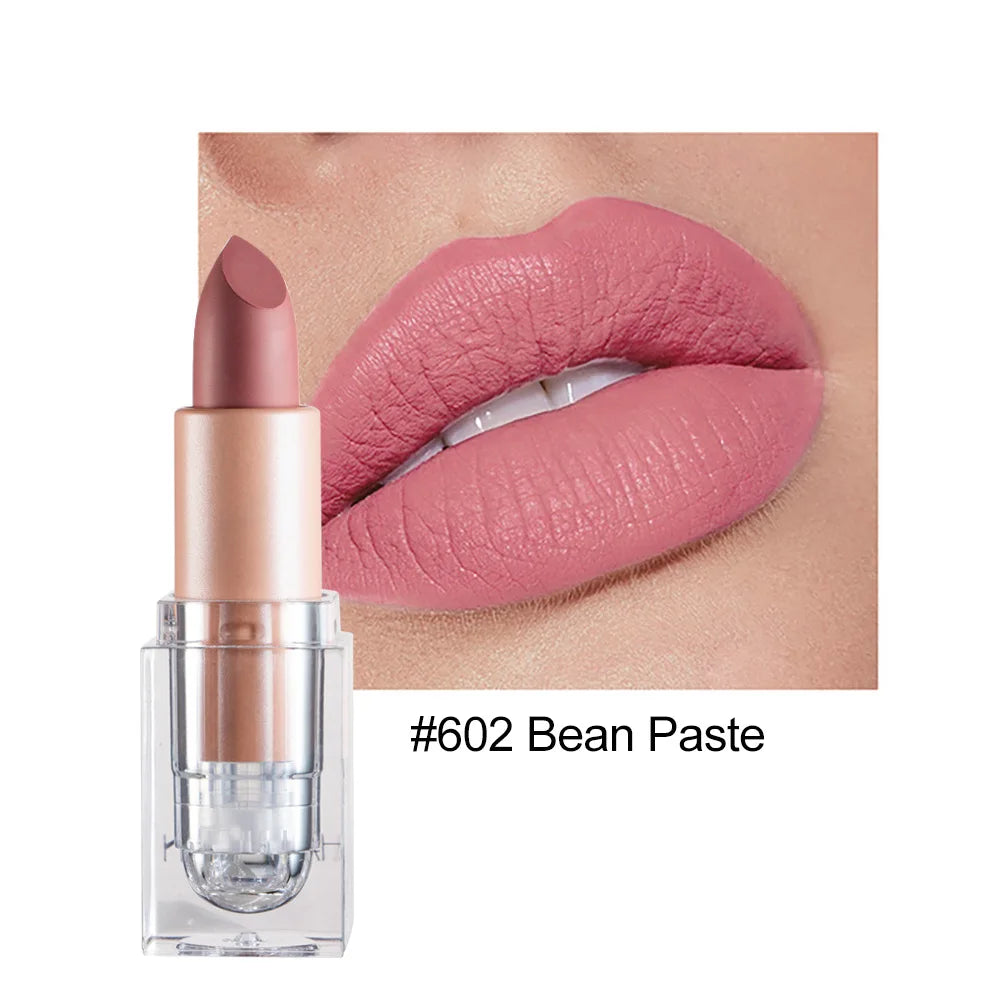 HANDAIYAN Matte Nude Lipstick – Velvet, Long-Lasting & Waterproof