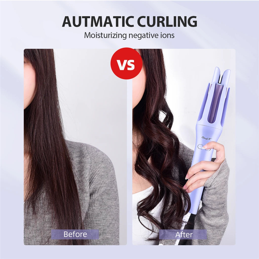CkeyiN Automatic Curling Iron – Perfect Curls in Minutes